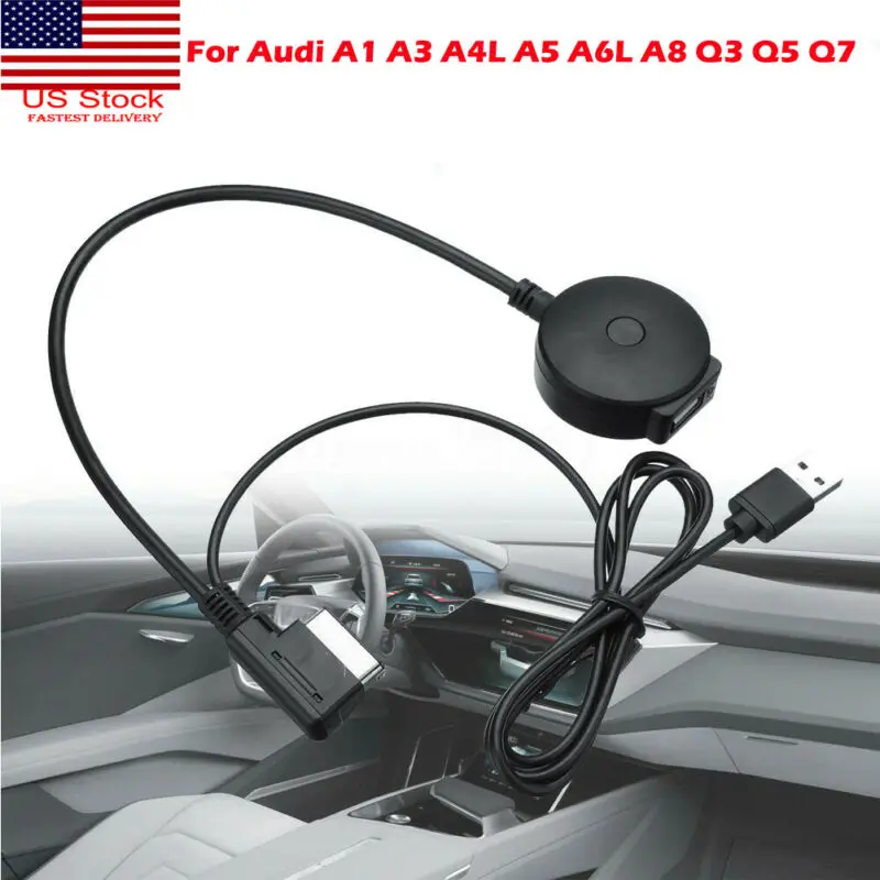 Bluetooth аудио кабель для Audi A1 A3 A4L A5 A6L A8 Q3 Q5 Q7 AMI MMI Интерфейс SR |