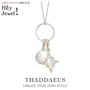 Charm Necklace Star & Round Disc,2020 Spring Fashion Trendy Jewelry Europe 925 Sterling Silver Bijoux Gift For Women Girls 
Charm Necklace Star & Round Disc,2020 Spring Fashion Trendy Jewelry Europe 925 Sterling Silver Bijoux Gift For Women Girls