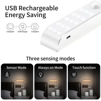 Smart Sensor Closet Light Warm/Cool Color Motion Sensor USB Charging 30 LED / 20 LED Cabinet Light Wall Light
Smart Sensor Closet Light Warm/Cool Color Motion Sensor USB Charging 30 LED / 20 LED Cabinet Light Wall Light
