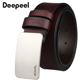 Deepeel 1pc 3.8X105-125cm Business Casual Genuine Leather Belts for Men Wild Smooth Buckle Leather Belt Pants Accessories YB241
Deepeel 1pc 3.8X105-125cm Business Casual Genuine Leather Belts for Men Wild Smooth Buckle Leather Belt Pants Accessories YB241