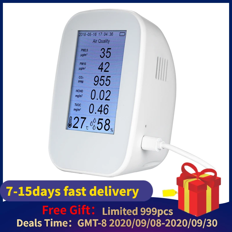 D9-B/D9-D/D9-H Multifunctional Air Quality Detector gas detector PM2.5 HCHO TVOC Tester CO2 Meter Monitor Tester for smart home
D9-B/D9-D/D9-H Multifunctional Air Quality Detector gas detector PM2.5 HCHO TVOC Tester CO2 Meter Monitor Tester for smart home