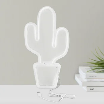 Transparent Night Light Decorative Cactus Neon Light LED Wall Decoration for Bedroom Party (White)
Transparent Night Light Decorative Cactus Neon Light LED Wall Decoration for Bedroom Party (White)