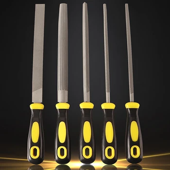 New 5Pcs/Set Engineer Metal File 8 Inch 200mm Soft Grip Assorted Half Round Flat SquareTriple-cornered Round Metal File Set
New 5Pcs/Set Engineer Metal File 8 Inch 200mm Soft Grip Assorted Half Round Flat SquareTriple-cornered Round Metal File Set