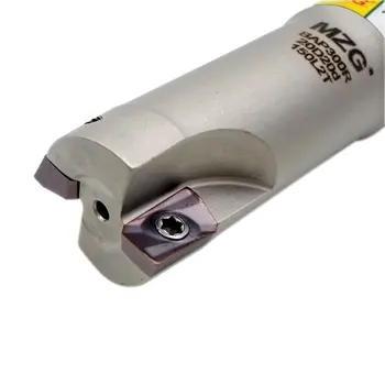 MZG BAP300RC20-20-120-2T Two Inserts Clamped Milling Cutting End Mill Shank Shoulder Right Angle Precision Milling Cutter
MZG BAP300RC20-20-120-2T Two Inserts Clamped Milling Cutting End Mill Shank Shoulder Right Angle Precision Milling Cutter