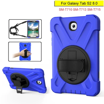 For Samsung Galaxy Tab S2 8.0 SM-T710 T713 T715 Heavy Duty Armor Hand Shoulder Strap Case Kids Hybrid Shockproof Stand Cover
For Samsung Galaxy Tab S2 8.0 SM-T710 T713 T715 Heavy Duty Armor Hand Shoulder Strap Case Kids Hybrid Shockproof Stand Cover