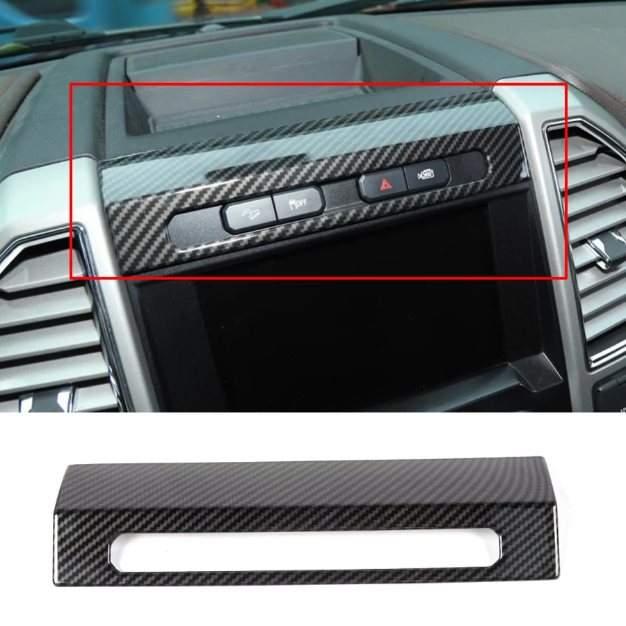 NHAUTP 1Pcs For Ford F150 Emergency Light Switch Panel Decoration Frame ABS Carbon Fiber Grain Car Sticker 2015+
NHAUTP 1Pcs For Ford F150 Emergency Light Switch Panel Decoration Frame ABS Carbon Fiber Grain Car Sticker 2015+