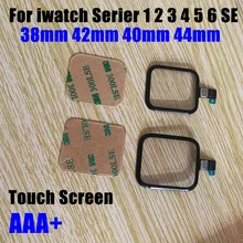 Écran tactile LCD pour Apple Watch série 1 2 3 4 5 SE 6 S2 S3 S4 S5 S6, panneau avant en verre, 38mm 42mm 40mm 44mm, nouveau=