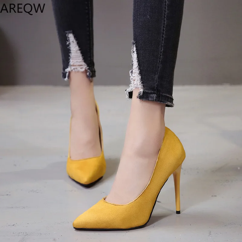 2020 Concise Women's OL Office Shoes New Show Thin Women Pumps Solid Flock Pointed Toe Shallow Fashion High Heels Shoes
2020 Concise Women's OL Office Shoes New Show Thin Women Pumps Solid Flock Pointed Toe Shallow Fashion High Heels Shoes