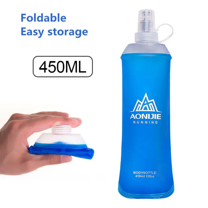 450ml Sport Bottle Soft Collapsible Kettle TPU BPA Free Running Marathon Hydration Pack
450ml Sport Bottle Soft Collapsible Kettle TPU BPA Free Running Marathon Hydration Pack