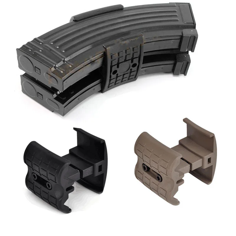 Tactical Magazine Coupler Clamp for AK47 AK74 series Rifle Gun Magazine Parallel Connector Double Mag Clip Hunting Accessories
Tactical Magazine Coupler Clamp for AK47 AK74 series Rifle Gun Magazine Parallel Connector Double Mag Clip Hunting Accessories