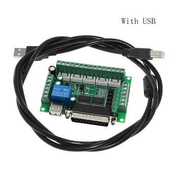 1pcs MACH3 Engraving machine 5 Axis CNC Breakout Board With Optical Coupler For Stepper Motor drive controller ,with USB cable
1pcs MACH3 Engraving machine 5 Axis CNC Breakout Board With Optical Coupler For Stepper Motor drive controller ,with USB cable