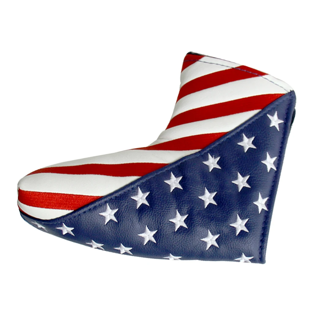 Deluxe PU Leather Golf Putter Headcover with USA Flag Embroidery Pattern for Men Women Golfer Gift
Deluxe PU Leather Golf Putter Headcover with USA Flag Embroidery Pattern for Men Women Golfer Gift