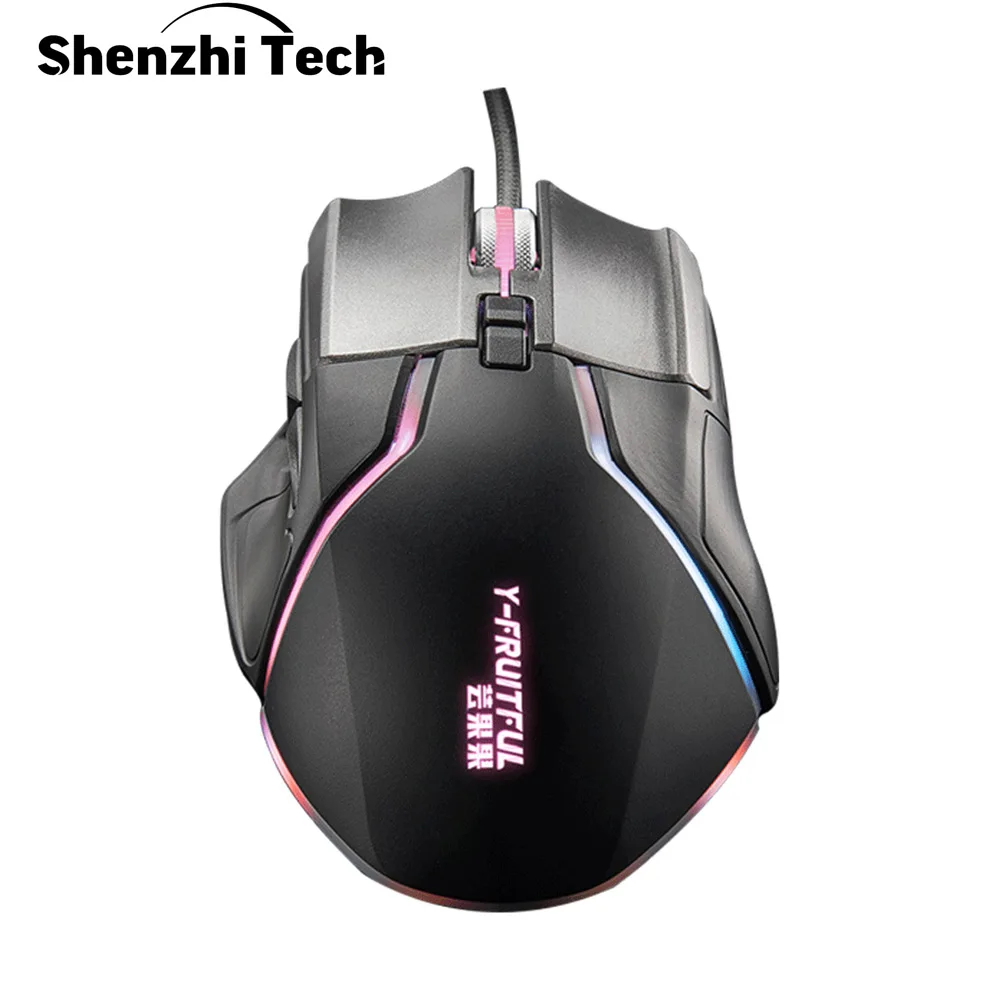 Gaming Mouse Wired Mechanical Mice Gaming Adjustable 6400DPI Optical Sensor RGB Backlit Ergonomic Mouse for Computer Laptop
Gaming Mouse Wired Mechanical Mice Gaming Adjustable 6400DPI Optical Sensor RGB Backlit Ergonomic Mouse for Computer Laptop