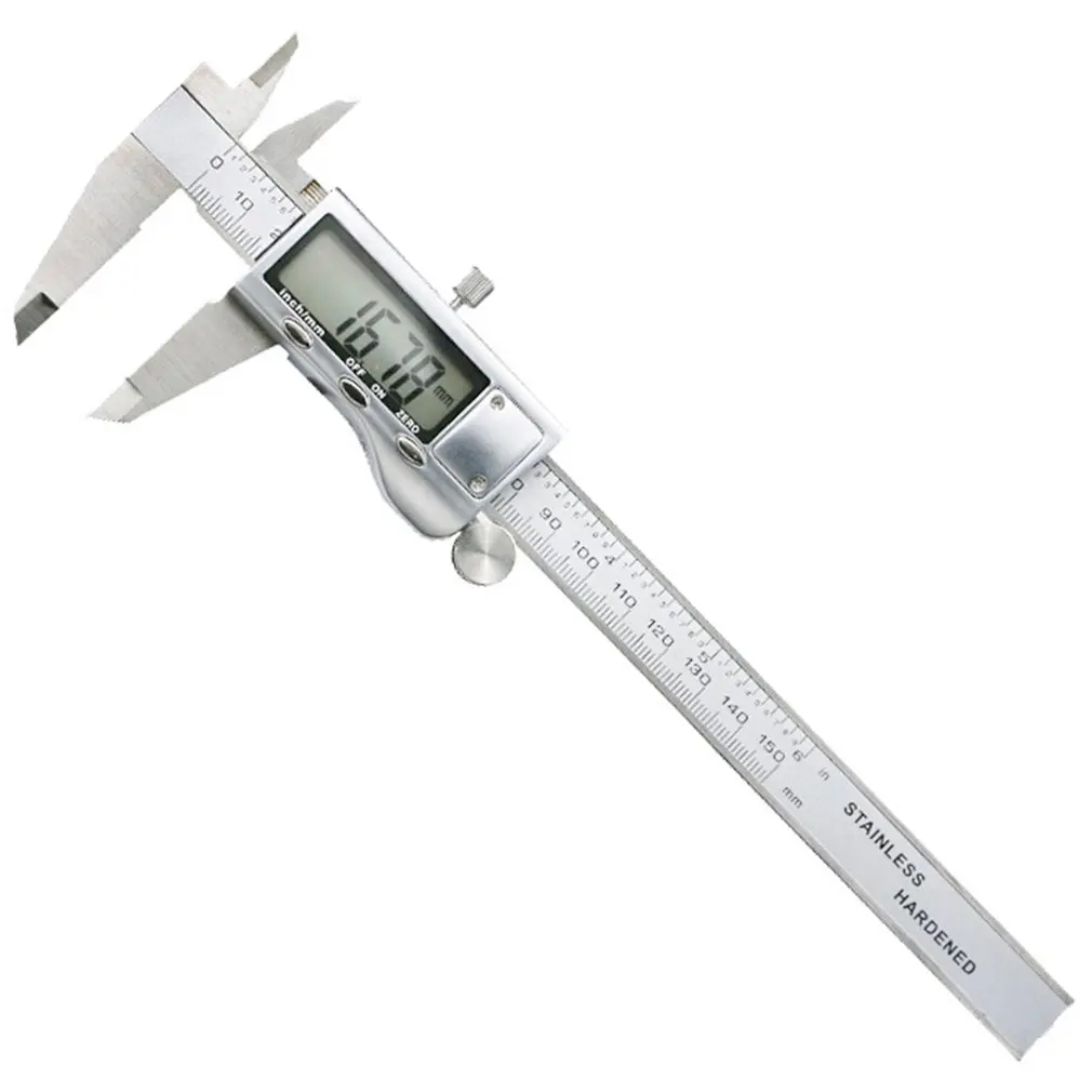0.01mm High Precision All Stainless Steel Metal Electronic Cursor Caliper 0-150mm Digital Display Caliber Vernier
0.01mm High Precision All Stainless Steel Metal Electronic Cursor Caliper 0-150mm Digital Display Caliber Vernier