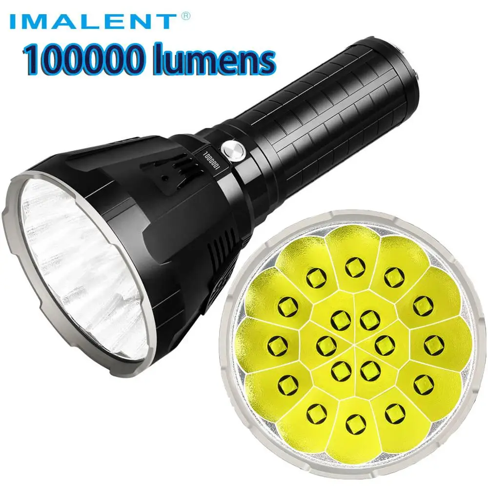 IMALENT MS18 LED Flashlight CREE XHP70 100000 LM Rechargeable Flashlight with Battery + OLED Display Intelligent Charging
IMALENT MS18 LED Flashlight CREE XHP70 100000 LM Rechargeable Flashlight with Battery + OLED Display Intelligent Charging