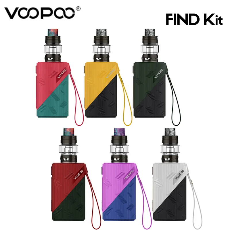 New VOOPOO Find Kit with 4400mAh Battery 120W Find Box Mod Electronic Cigarette Vape with 5ML UFORCE T2 Tank UFORCE P2 N3 Coil
New VOOPOO Find Kit with 4400mAh Battery 120W Find Box Mod Electronic Cigarette Vape with 5ML UFORCE T2 Tank UFORCE P2 N3 Coil