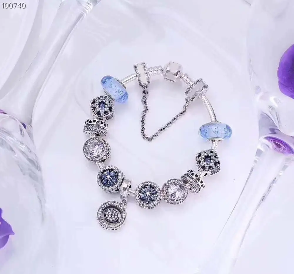 Kristie Shop Original 1:1 100% 925 Sterling Silver Snake Bone Safety Chain Flower Beaded Bracelet Gift First Choice Free Of Char
Kristie Shop Original 1:1 100% 925 Sterling Silver Snake Bone Safety Chain Flower Beaded Bracelet Gift First Choice Free Of Char
