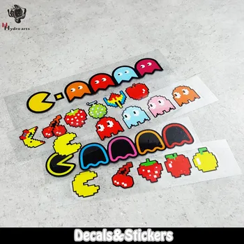 NO.L091 Pac-Man Game Colorful interesting 3M Reflective Stickers MOTO GP Car Glass Sticker Waterproof Decals Racing Motorcyc 
NO.L091 Pac-Man Game Colorful interesting 3M Reflective Stickers MOTO GP Car Glass Sticker Waterproof Decals Racing Motorcyc