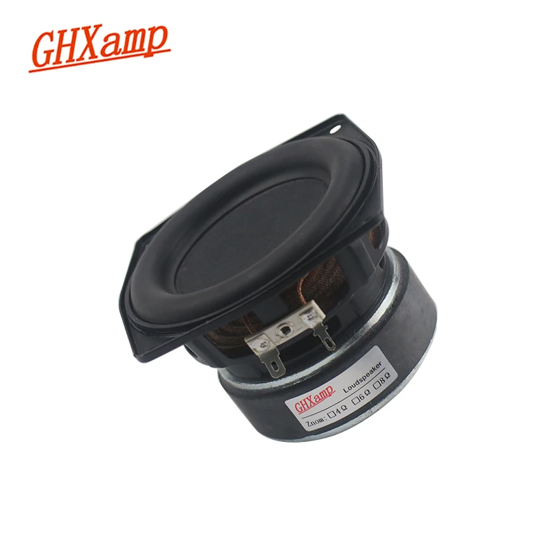 

GHXAMP 4 inch 105mm Mid Woofer Large Rubber Side Long Stroke 4ohm 40W For Bass Peerless Speaker 4 ohm 40W