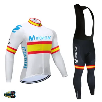 2020 Newest Pro Team MOVISTAR Cycling Clothing Spain Big M Bike Jersey Mens Bicycle Sportswear Autumn 20D Gel Long Pants Set
2020 Newest Pro Team MOVISTAR Cycling Clothing Spain Big M Bike Jersey Mens Bicycle Sportswear Autumn 20D Gel Long Pants Set