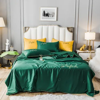 Embroidered Summer Air-conditioning Quilt For Bed Sofa Cover Thin Comforter Bedding Coverlet Drop Shipping
Embroidered Summer Air-conditioning Quilt For Bed Sofa Cover Thin Comforter Bedding Coverlet Drop Shipping