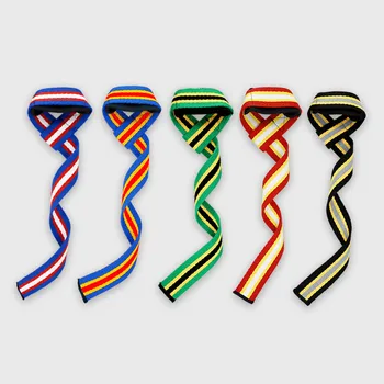 Lifting Straps Gym with Thicken Padded for Grip Crossfit Deadlift Bodybuilding Weightlifting Barbell Workout Wrist Support Belt