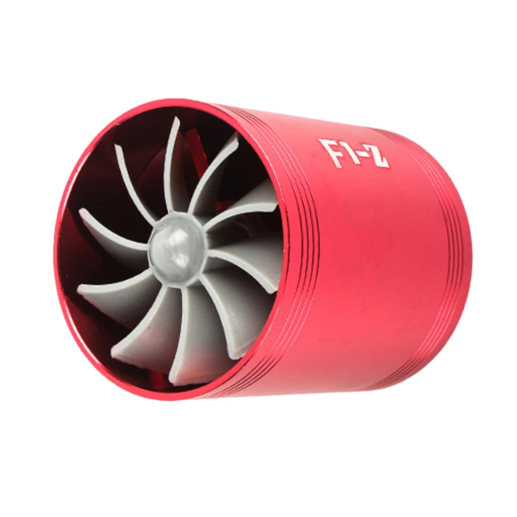 Turbocharger Twin Fan Gas Fuel Saver Turbo 2.5-2.9inch Easy installation Turbocharger Twin Fan Gas Fuel Saver Turbo 2.5-2.9inch Easy installation