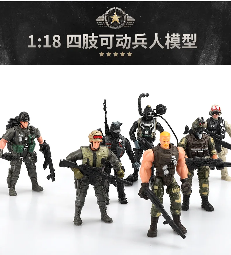 1PCS Random CS CS GO Army Navy Airman Soldiers Military Model Heroic Soldier Modeling Movable Joints Toys for Kids Birthday Gift
1PCS Random CS CS GO Army Navy Airman Soldiers Military Model Heroic Soldier Modeling Movable Joints Toys for Kids Birthday Gift