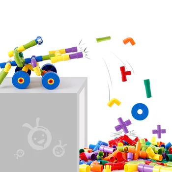 72pcs Building Block Toy Water Tube Children's Large Particle Assembly Plastic ABS Puzzle Toy Spell Insert Early Education Toy
72pcs Building Block Toy Water Tube Children's Large Particle Assembly Plastic ABS Puzzle Toy Spell Insert Early Education Toy