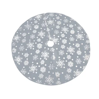 Christmas Tree Skirt Snow Flake Pattern, Snowflakes Xmas Tree Mat, 122CM Christmas Ornament Decoration, Festival Gift
Christmas Tree Skirt Snow Flake Pattern, Snowflakes Xmas Tree Mat, 122CM Christmas Ornament Decoration, Festival Gift