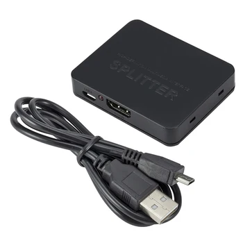 HD Splitter 1 Female To 2 Female 1080P HD Adapter Box Video Converter Switcher Dual Display
HD Splitter 1 Female To 2 Female 1080P HD Adapter Box Video Converter Switcher Dual Display