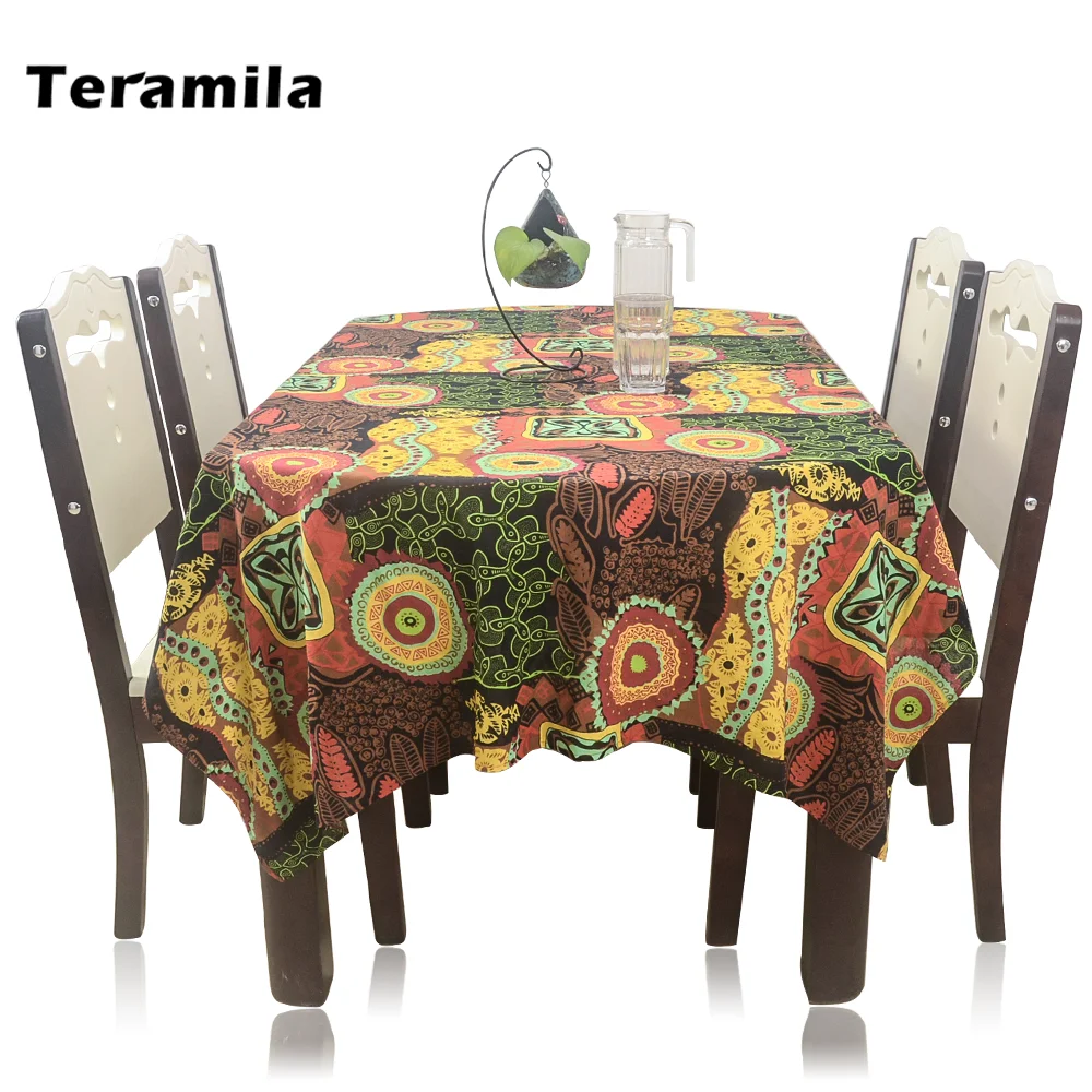 Teramila Soft African Tablecloth Rectangular Round Square Dining Tea Table Cloth Cotton Linen Cover Decoration Wedding Tapete
Teramila Soft African Tablecloth Rectangular Round Square Dining Tea Table Cloth Cotton Linen Cover Decoration Wedding Tapete