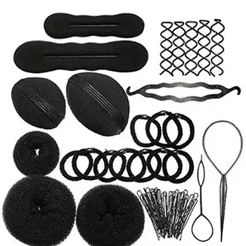 Hair Braiding Tool Hairpin Pull Start Clip Double Hook Plate Making Needle Comb Donut Hair Styling Donut Braider Set
Hair Braiding Tool Hairpin Pull Start Clip Double Hook Plate Making Needle Comb Donut Hair Styling Donut Braider Set