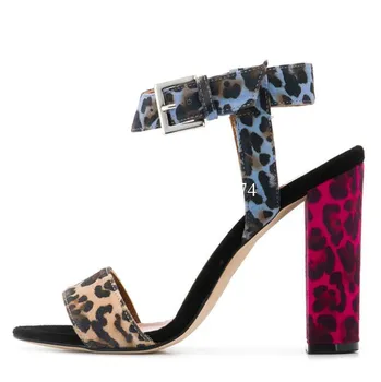 Hottest Summer Women Sandals Mixed Colors Leopard Print Fashion Sample Open Toe And Square High Heel Buckle Strap Women Shoes
Hottest Summer Women Sandals Mixed Colors Leopard Print Fashion Sample Open Toe And Square High Heel Buckle Strap Women Shoes