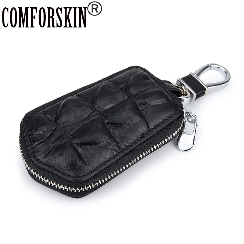 COMFORSKIN Top Quality 100% Genuine Leather Men Key Wallet Dropshipping Crocodile Pattern Male Key Holders Car Key Holder
COMFORSKIN Top Quality 100% Genuine Leather Men Key Wallet Dropshipping Crocodile Pattern Male Key Holders Car Key Holder