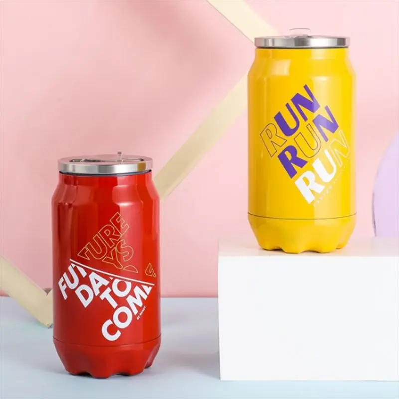 304 Stainless Steel Insulated Cup New Style Creative Cans Cup with Straw Glass Students Soda Bottles Korean-style Tumbler
304 Stainless Steel Insulated Cup New Style Creative Cans Cup with Straw Glass Students Soda Bottles Korean-style Tumbler