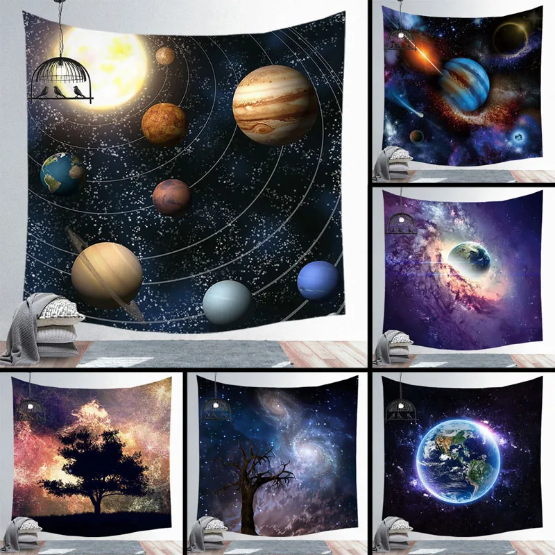 1pcs 95*73cm Cosmic Starry Sky Earth Night Scene Cloth Tapestry Polyester Hanging Wall Carpet Decorative Tapestry Home Decor
1pcs 95*73cm Cosmic Starry Sky Earth Night Scene Cloth Tapestry Polyester Hanging Wall Carpet Decorative Tapestry Home Decor