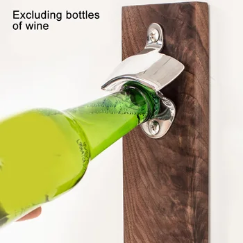 Wall Mounted Single Hand Fridge Magnets Manual Tool Beer Lid Easy Storage Multifunctional Bottle Opener Home Bar Wine Jar Wooden
Wall Mounted Single Hand Fridge Magnets Manual Tool Beer Lid Easy Storage Multifunctional Bottle Opener Home Bar Wine Jar Wooden