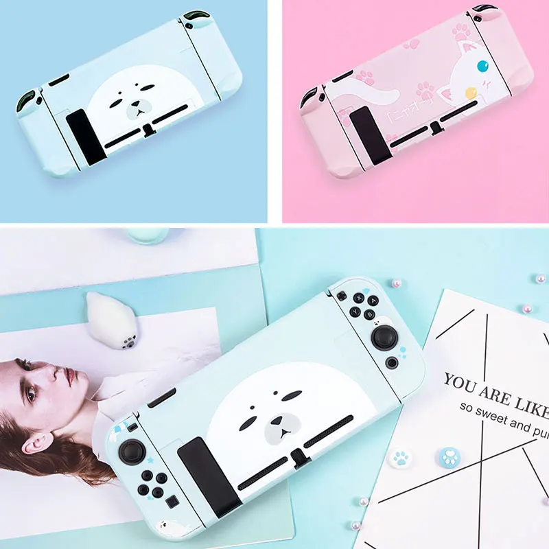 Switch Cute Protective Case Anti-fall Hard Shell Cover NS Controller Full Cover Shell For Nintend Switch Housing Accessories
Switch Cute Protective Case Anti-fall Hard Shell Cover NS Controller Full Cover Shell For Nintend Switch Housing Accessories