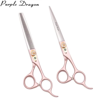 Hairdresser Scissors 7.0" Japanese 440C Purple Dragon Hair Cutting Scissors Thinning Shears Professional Hair Scissors Set Z9105
Hairdresser Scissors 7.0" Japanese 440C Purple Dragon Hair Cutting Scissors Thinning Shears Professional Hair Scissors Set Z9105