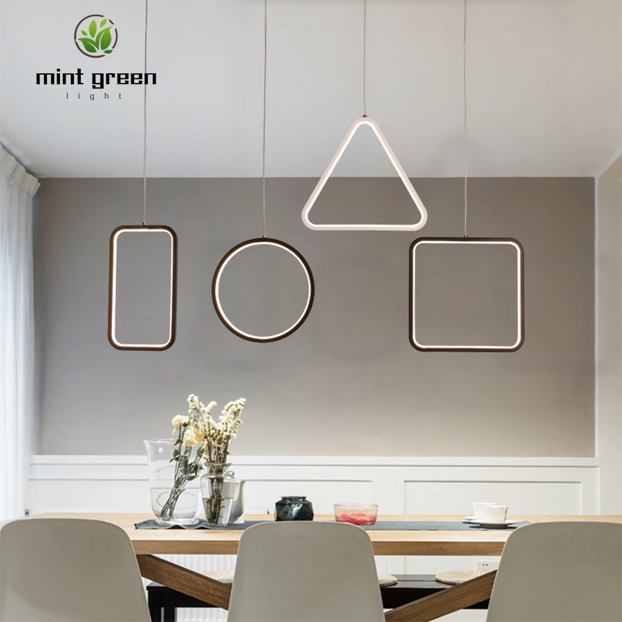 Black White Aluminum Modern LED Chandelier Lights Geometric shape Pendant Lamp Home For Living Room Lighting Indoor Fixture
Black White Aluminum Modern LED Chandelier Lights Geometric shape Pendant Lamp Home For Living Room Lighting Indoor Fixture