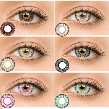 2019 Fantasy Yearly Cycle Women Soft Quality Colored Contact Lens Men Natural Eye Cosmetic Contact Lens for Men Women 
2019 Fantasy Yearly Cycle Women Soft Quality Colored Contact Lens Men Natural Eye Cosmetic Contact Lens for Men Women