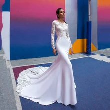 Mermaid Wedding Dress Sexy Custom Made Elegant Long 2021 Vestidos de novia Vintage Lace Boho Bridal Gown Backless Wedding
Mermaid Wedding Dress Sexy Custom Made Elegant Long 2021 Vestidos de novia Vintage Lace Boho Bridal Gown Backless Wedding