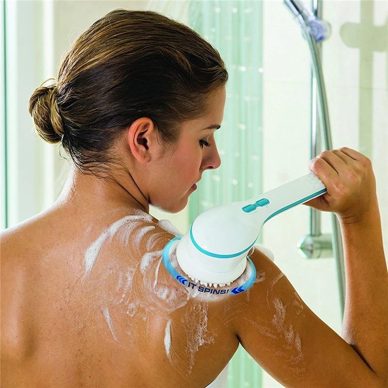 2019 New Arrival Electric Spin Spa Body Brush Deep Clean with 5 Attachments With 3 5AA battery
2019 New Arrival Electric Spin Spa Body Brush Deep Clean with 5 Attachments With 3 5AA battery