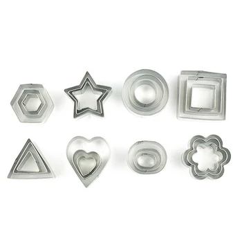 Stainless Steel Mini Cookie Cutter Set 24Pcs Biscuit Cookie Mold Party Pastry Cutters Mold Baking Tools
Stainless Steel Mini Cookie Cutter Set 24Pcs Biscuit Cookie Mold Party Pastry Cutters Mold Baking Tools