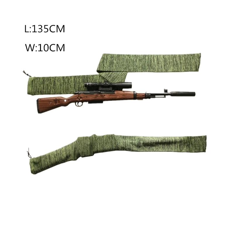 135cm Gun Sock Airsoft Rifle Pistol Knit Polyester Silicone Treated Rifle Protector Cover Holster Storage Bag Case for Hunting
135cm Gun Sock Airsoft Rifle Pistol Knit Polyester Silicone Treated Rifle Protector Cover Holster Storage Bag Case for Hunting