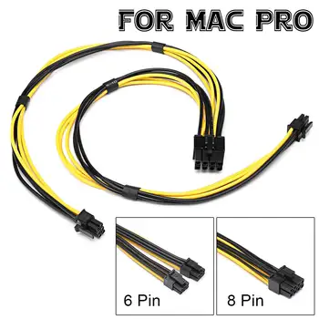 Dual Mini 6 Pin To 8 Pin Male PCI-E Power Cable Power Cord for Mac Pro Video Card Graphics Card 18AWG
Dual Mini 6 Pin To 8 Pin Male PCI-E Power Cable Power Cord for Mac Pro Video Card Graphics Card 18AWG