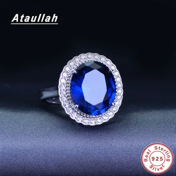 Ataullah Elegant Oval Blue Sapphire Ring Sterling Silver 925 Jewelry New Fashion Gemstone Rings Engagement For Women RW125 
Ataullah Elegant Oval Blue Sapphire Ring Sterling Silver 925 Jewelry New Fashion Gemstone Rings Engagement For Women RW125
