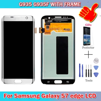 High Quality OLED LCD Replacement For Samsung Galaxy S7 edge LCD G935 G935F WITH FRAME LCD Display Screen Digitizer Assembly
High Quality OLED LCD Replacement For Samsung Galaxy S7 edge LCD G935 G935F WITH FRAME LCD Display Screen Digitizer Assembly