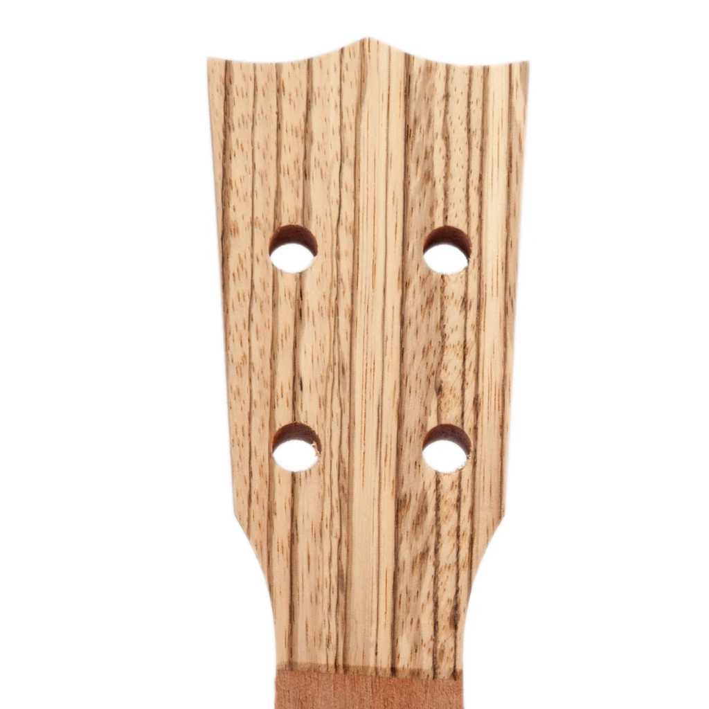 Rosewood Fingerboard Zebrawood Ukulele Neck DIY Hawaii Guitar Parts for 23 inch ukulele Rosewood Fingerboard Zebrawood Ukulele Neck DIY Hawaii Guitar Parts for 23 inch ukulele